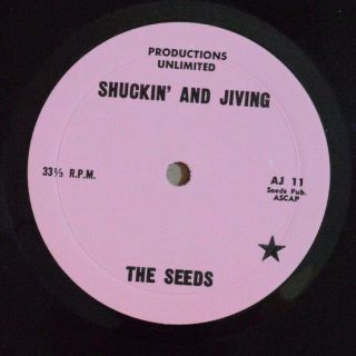 PSYCH GARAGE 45 - THE SEEDS - YOU TOOK ME BY SURPRISE /SHUCKIN ' AND JIVING Hear 2