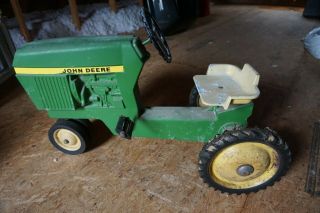 John Deere Pedal Tractor Model 520 - Vintage Ertl Cast Aluminum -
