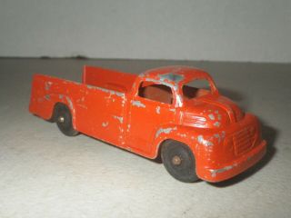 Tootsie Toy Orange Delivery Pick Up Truck Vintage 4.  25 Inches Chicago Usa