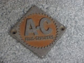 Ac Allis Chalmers Tractor Logo Metal Steering Wheel Center