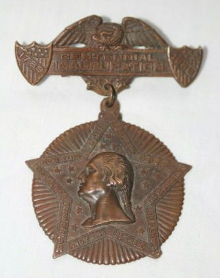 1889 Vintage George Washington Inauguration Centennial Medal