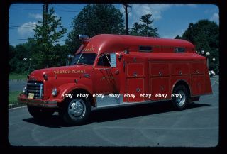 Scotch Plains Nj 1951 Gmc Approved Rescue Ex Uniondale Ny Fire Apparatus Slide