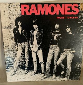The Ramones - Rocket To Russia 1977 Sire Sterling,  Lyrics Lp Vinyl Record Album