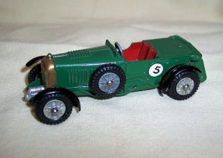 “matchbox” Yesteryear Y - 5 Le Mans Bentley Issue 7 Silver Plated Wheels Nrmint