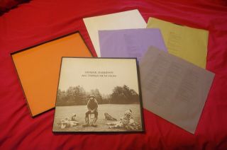 George Harrison,  All Things Must Pass Triple Vinyl Lp And Poster