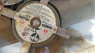 Vintage Lufkin USA Little Joe Oil Gauging Tape Measure brass plumb bob Gas Tool 2