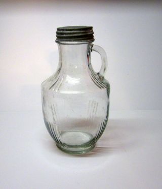 Vintage Speas Co.  Clear Glass 1/2 Gallon Jar With Ball Zinc Lid