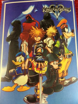 Disney Kingdom Hearts Square Enix First Set Official Playing Cards Deck Japan