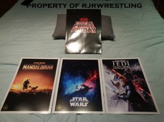 Star Wars Triple Force Friday Set Of 3 10x14 Lithographs Disney Limited Edition