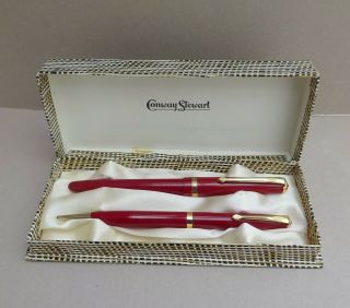 Vintage Boxed Conway Stewart 106 Fountain Pen,  Propelling Pencil Set 1960s