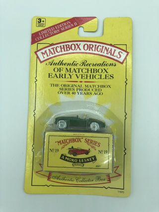Matchbox Originals Authentic Recreations Of Early Vehicles,  No.  19 Mg Midget Td