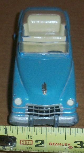 VINTAGE TOOTSIETOY 1950 - 1960 ' s STYLE CHRYSLER CONVERTIBLE CAR LIONEL OSCALE 3