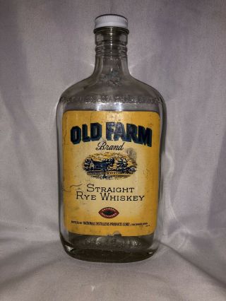 Old Farm Straight Rye Whiskey Pint Bottle