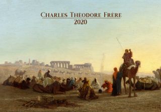 Wall Calendar 2020 [12 Pg A4] Charles Theodor Frere Desert Scenes Museum 3153