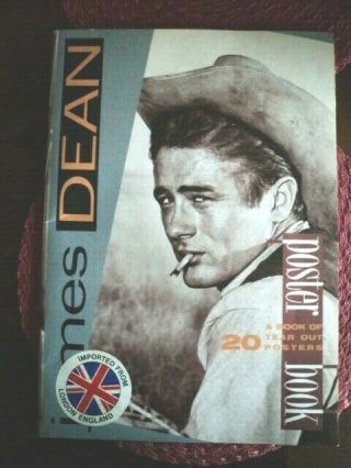 James Dean Poster Book - 20 Tear - Out Posters 11x16 With Mini Biography