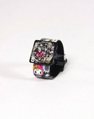 Limited Edition 2013 Tokidoki × Sanrio Characters Square Wrist Watch - Black