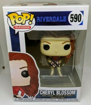 Funko Pop Riverdale Cheryl Blossom 590 Vinyl Figure Vaulted Box Damage