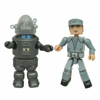 Forbidden Planet Minimates Robby And Crewman 2 - Pack Set