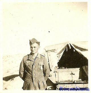 Best Wehrmacht Afrika Korps Soldier W/ Sturmabzeichen Badge In Desert (1)