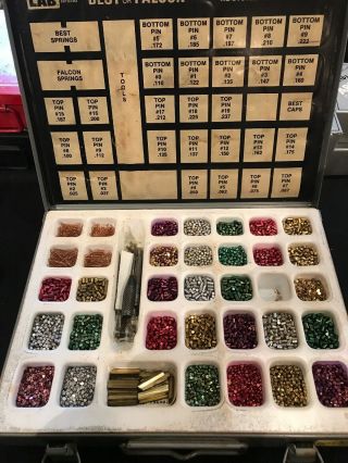 Vintage Lab Locksmith Pin Kit Best Or Falcon