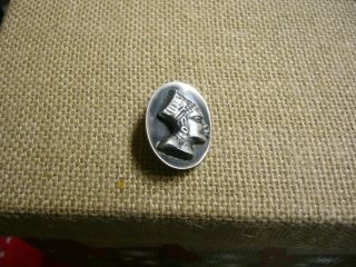 Vintage South African Haglund Sterling Silver Tribal Woman Pin Look