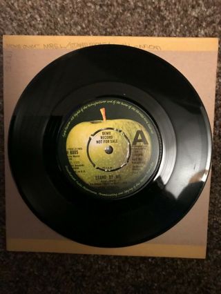 John Lennon Demo Record Not Stand By Me 7 Inch Vinyl Single