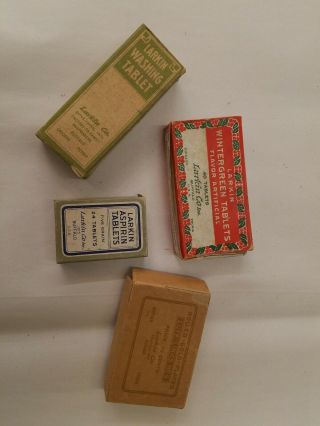 Various Larkin Soap Company Boxes - Buffalo Ny