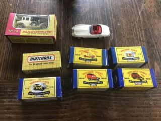 8 - Vintage Matchbox Cars In Boxes