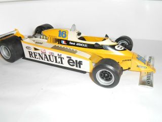 1:12/14 Scale Approx,  Assembled Plastic Kit.  Renault Elf Formula 1.  Good Cond