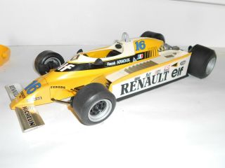 1:12/14 scale approx,  Assembled plastic kit.  Renault Elf Formula 1.  Good Cond 3