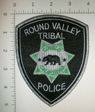 Ca California Round Valley Indian Tribe Reservation Covelo Tribal Police Patch