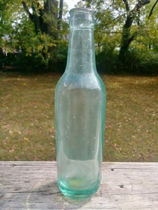 Vintage Clear Glass Bottle Soda Beer