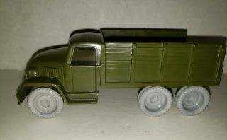 1950s Marx Army Training Center Play Set Hard Plastic Stake Side Troop Truck