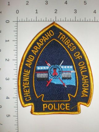 Ok Oklahoma Cheyenne Arapahoe Indian Tribes Native American Tribal Police Patch