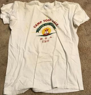 Camp Tom Hale T - Shirt Staff Choctaw Area Council Oklahoma Rc5