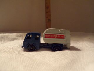 Vintage Lesney Matchbox Tippax Refuse Collector Truck 15 England Silver & Blue