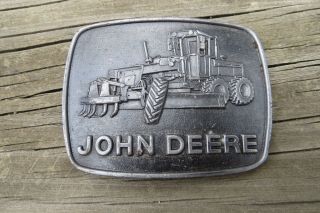 1978 Deere And Company John Deere Road Grader Mfg Co Vtg Belt Buckle