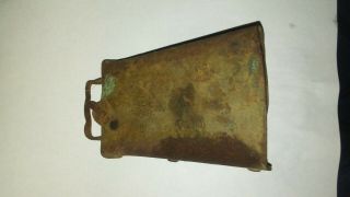 Antique Vintage Old Hand Crafted Rod Iron Cow Bell