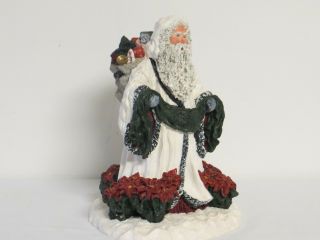 June Mckenna 1989 " Seasons Greetings " Santa Figurine 2748/4000