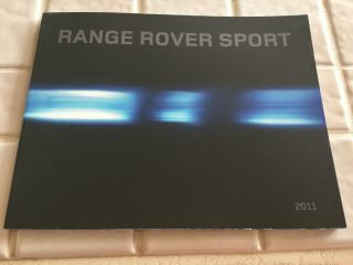 Land Rover Range Rover Sport Prestige Sales Brochure 2011 Usa Edition