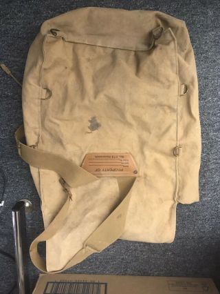 Vintage Boy Scouts Of America BSA Haversack Hiking Backpack No.  573 3
