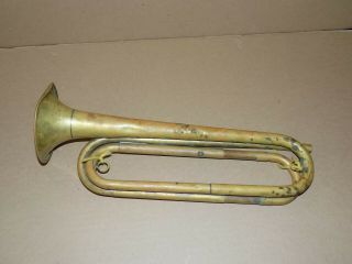 Vintage Rexcraft Boy Scouts Of America Brass Bugle Horn