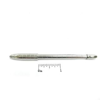LOUIS VUITTON Silver Plated Agenda GM Mechanical Pencil 1123b Rise - on 2
