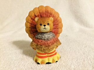 Lucy & Me Thanksgiving Bear In Turkey Costume Lucy Riggs Enesco1988