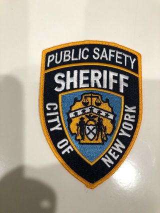 City Of York Sheriff Public Safety Officer Patch