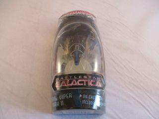 Battlestar Galactica,  Colonial Viper Mark Ii.  2007 Titanium Series Die - Cast Toy