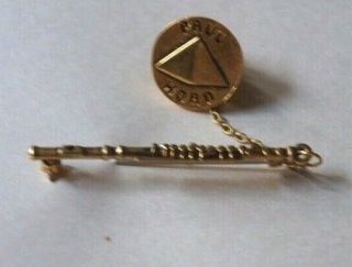 Paul Horn Promo Tie Tack Pin 1977 Inside The Great Pyramid Lp Music Jazz Jewelry