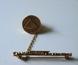 Paul Horn PROMO Tie Tack PIN 1977 Inside The Great Pyramid LP Music Jazz Jewelry 3