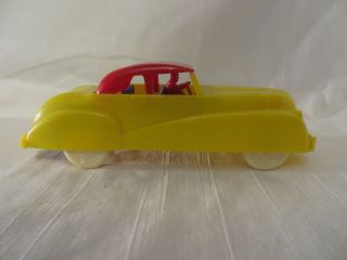 Vintage Renwal Plastic Toy Car Convertible W/flip Top W/driver 39