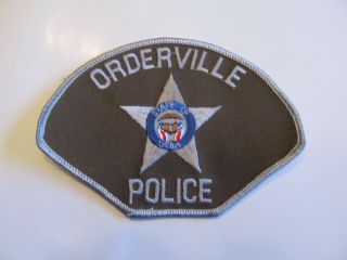 Utah Orderville Police Patch